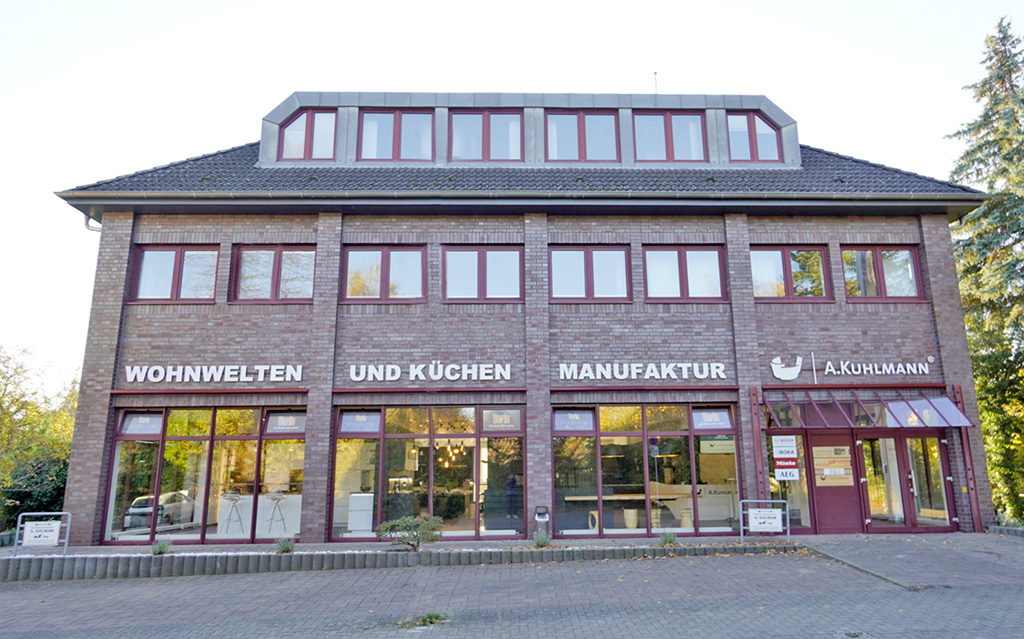 Fassade des Büros und Küchenstudio A.Kuhlmann